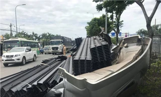 Hiện trường tai nạn.