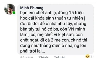Thông tin lan truyền trên mạng xã hội.