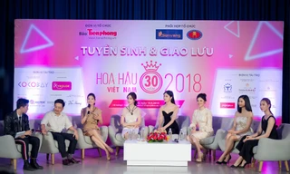 Sinh viên Nhân văn cuồng nhiệt giao lưu cùng Hoa hậu Việt Nam