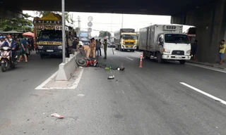 Hiện trường tai nạn.