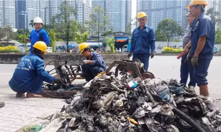 Sở TNMT đề xuất sử dụng camera phạt nguội người xả rác, tè bậy.