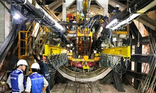 Cận cảnh robot 'khủng' khoan hầm Metro thứ 2 ở Sài Gòn
