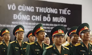 Xúc động lễ truy điệu nguyên Tổng Bí thư Đỗ Mười tại TP.HCM