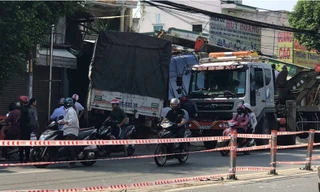 Hiện trường vụ việc.