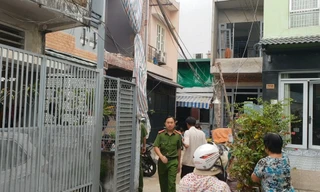 Lực lượng chức năng điều tra vụ việc.