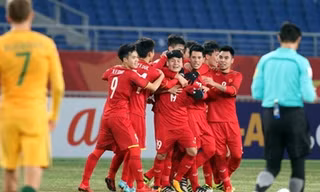 Niềm vui chiến thắng của U23 Việt Nam. Ảnh: Vietnamnet