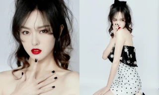 Đường Yên hút mắt với váy chấm bi khoe dáng trên thảm đỏ Tencent, “chị đại” đã trở lại!