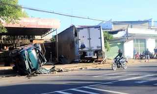 hiện trường vụ tai nạn