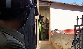 Cơ quan công an khám nghiệm hiện trường