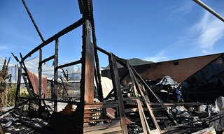 Hiện trường vụ hỏa hoạn