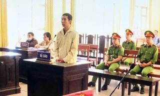 Bị cáo Nguyễn Phước Châu tại tòa