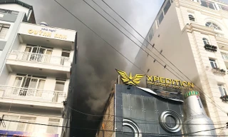 hiện trường vụ cháy