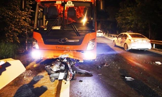 hiện trường vụ tai nạn