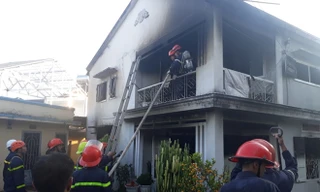 hiện trường vụ hỏa hoạn