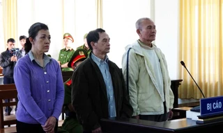 3 bị cáo tại phiên tòa