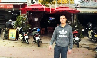 Nguyễn Đức Vinh tại một địa điểm gây án