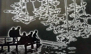 Ảnh "Buổi sáng trên hồ Đà Lạt" của cố nhiếp ảnh gia Nguyễn Bá Mậu.