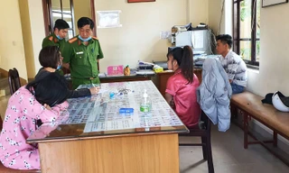 Các đối tượng tại cơ quan công an