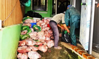 Kho thịt lợn bốc mùi hôi thối