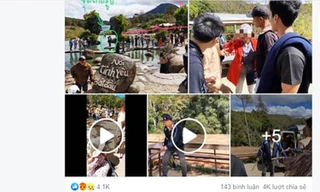 Hình ảnh và video mà nữ du khánh Thái Lan đưa lên mạng thu hút nhiều lượt theo dõi và chia sẻ bức xúc 