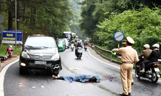 hiện trường vụ tai nạn