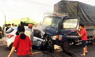 Hiện trường vụ tai nạn