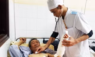 Ông Tích đang được điều trị tại Bệnh viện.