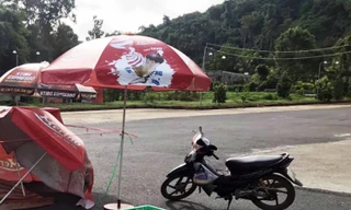 Chiếc xe máy, nghi là của nạn nhân