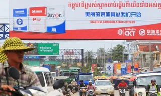 Sự hiện diện của người Trung Quốc được thể hiện rất rõ ràng ở Sihanoukville. Ảnh: Nikkei