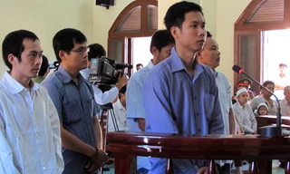 Các bị cáo tại tòa