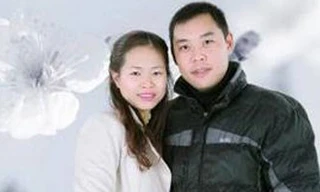 Vợ chồng trung úy Nguyễn Thị Lê Thảo và Nguyễn Trung Hiếu 