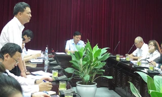 Cuộc họp về sự cố máy bay của VietJet. Ảnh: Sỹ Lực