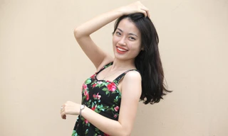 Nữ sinh khoa văn dự thi Người đẹp Hạ Long 2014 
