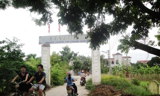 Nhiều người ở Xã Vạn Phúc không hay biết nước giếng khoan họ đang dùng nhiễm arsenic mà chỉ biết nước nhiễm sắt. Ảnh: Ngọc Thùy.