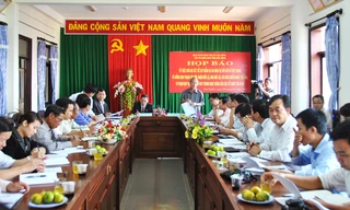 Họp báo tại hội trường Ban TGTU Đắk Nông