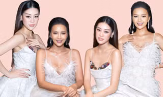 Dịp hiếm hoi Hoa hậu Khánh Vân - Ngọc Châu đọ sắc, cùng chọn tông trắng thanh lịch