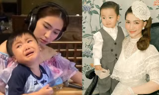 Con trai Hòa Minzy và những khoảnh khắc vừa hiểu chuyện vừa "bám" mẹ cực đáng yêu