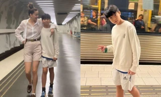 Con trai Hồ Ngọc Hà 12 tuổi đã sở hữu chiều cao ấn tượng, Cường Đô La vội đăng tin tuyển con dâu