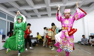 Loạt ảnh hậu trường hài hước của Táo Quân 2022: Táo Vân Dung tập múa "vũ điệu chầu trời"