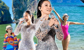 Vóc dáng bà mẹ một con Thu Minh ở tuổi U50: Săn chắc, quyến rũ và đầy sức sống!