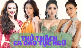 Cùng bắt trend ca dao tục ngữ, Á hậu Thảo Nhi Lê nhận kết quả trái ngược với các đàn chị