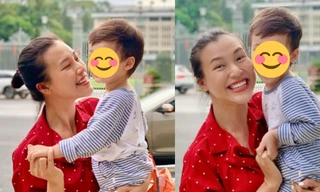 Hậu hôn nhân đổ vỡ, Hoàng Oanh cùng con trai vui vẻ dạo phố, thần sắc rạng rỡ