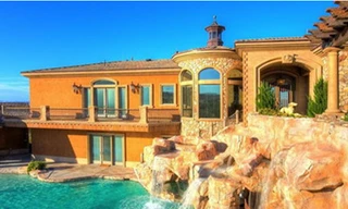 Biệt thự công viên nước ngay giữa sa mạc