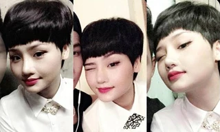 Sao Việt đua nhau 'xuống tóc' theo trào lưu