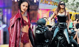 H’Hen Niê tết tóc cực chất, Thanh Hằng “catwalk bằng mô tô” trong show thời trang Hip-Hop