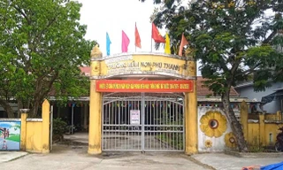 Trường Mầm non Phú Thanh - nơi bà Thúy công tác.