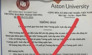 Trường Đại học Ngoại thương bị giả mạo văn bản, ai đã dính bẫy lừa?