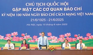 Chủ tịch Quốc hội Trần Thanh Mẫn gặp mặt các cơ quan báo chí
