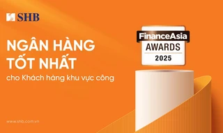 FinanceAsia: SHB là 'Ngân hàng Tốt nhất cho Khách hàng Khu vực công' năm 2025 tại Việt Nam