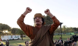 Theo lời al-Fargi, ông Gaddafi đã đến doanh trại Khamis ngày 26-8. Ảnh: Reuters